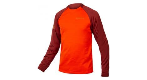 Maillot de manga larga endura singletrack rojo