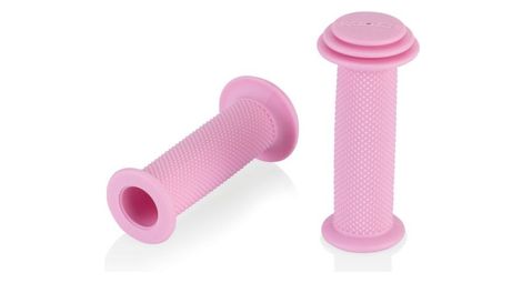 Paire de grips xlc gr g19 enfants 100 mm rose