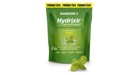 Bebida energética overstims hydrixir menta antioxidante 3kg