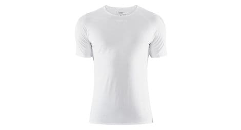 Maillot manches courtes craft pro dry nanoweight blanc homme