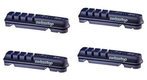 Swissstop flash evo bxp x4 inserciones de pastillas de freno ruedas de aluminio para shimano / sram / campagnolo