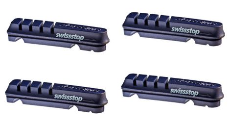 Swissstop flash evo bxp x4 bremsbelageinsätze aluminiumfelgen für shimano / sram / campagnolo