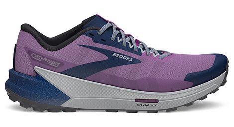 Zapatillas de trail brooks catamount 2 azul violeta para mujer