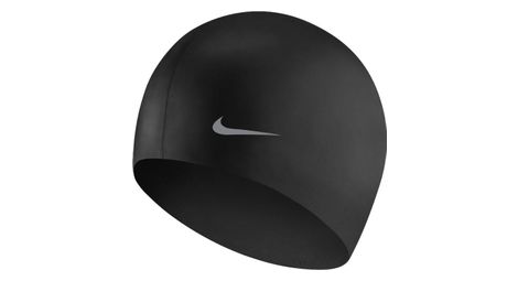 Bonnet de natation nike jr solid noir