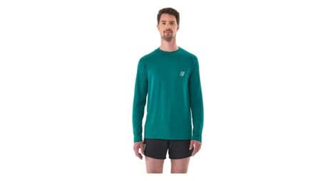 Maillot manches longues compressport performance vert foncé