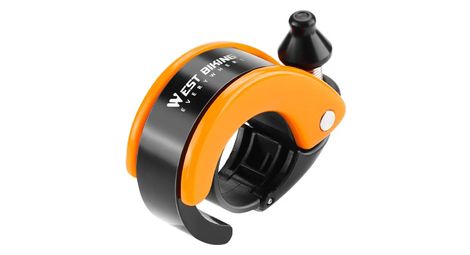 Sonnette de vélo en forme de dauphin  - orange