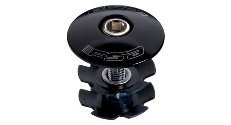 Etoile et bouchon fsa aluminium 11/8 - noir