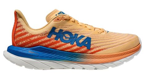 Chaussures de Running Hoka Mach 5 Orange Bleu
