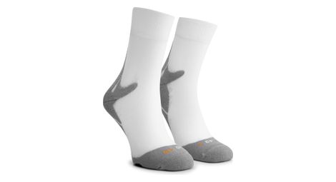 Chaussettes velo rogelli rrs-01 - unisexe - blanc