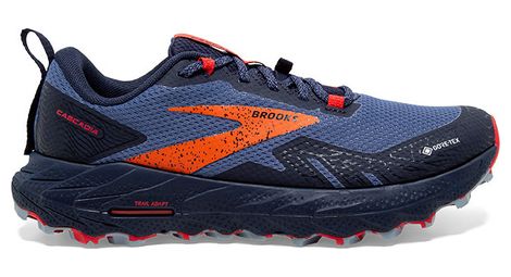 Brooks cascadia 17 gtx scarpe da trail blu rosso donna 40.1/2