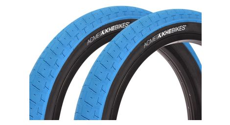 BMX Reifen SET KHE ACME 20 Zoll x 2,40 Zoll blau