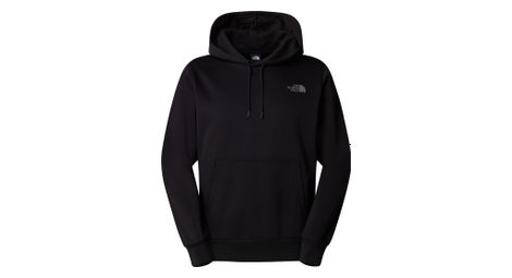 The north face hood logo sweatshirt black