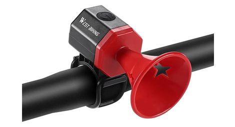 Sonnette de vélo à son d'avertissement 90 db rechargeable par usb