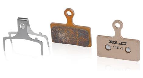 Paire de plaquettes metalliques xlc bp s25 pour shimano xtr