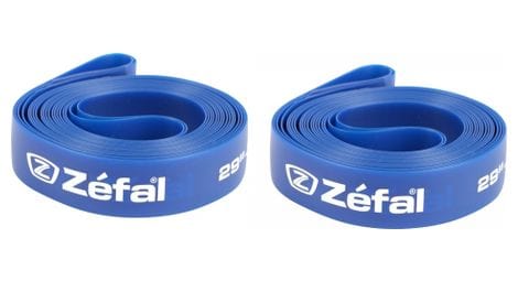 Paire de fonds de jantes zéfal soft 29 20mm bleu