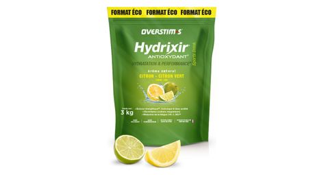 Boisson énergétique Overstims Hydrixir Antioxydant Citron/Citron Vert - 3kg