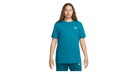 Tee-shirt manches courtes nike sportswear club bleu