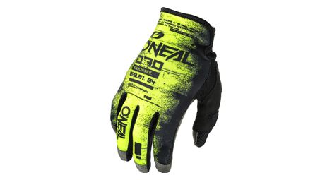 Guantes largos o'neal mayhem scarz negro/amarillo