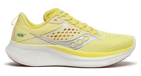 Saucony running ride 17 geel damesschoenen