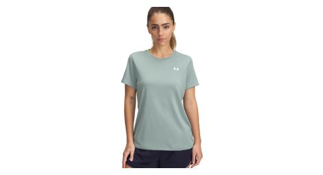 Maillot de manga corta under armour tech mujer verde