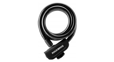 Cadenas de vélo rockbros  avec clé de 1,1 m - noir
