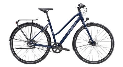 trek district 3 mid step eq city bike shimano nexus 8s blue