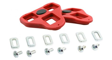 Cales pedales automatique compatible look delta 9 rouge vp