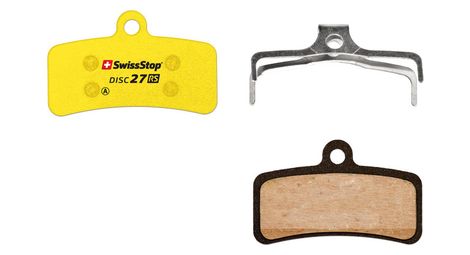Paire de plaquettes swissstop organique disc 27 rs