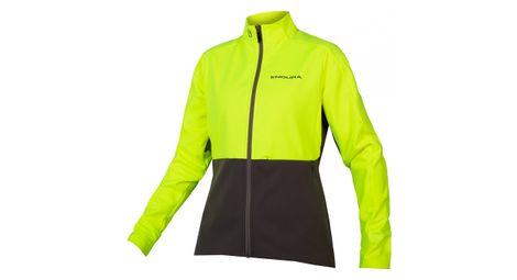 Endura windchill ii jacket womens neon yellow