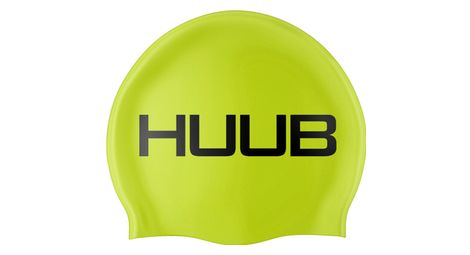 Bonnet de bain huub silicone jaune fluo