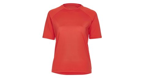 Poc essential mtb women short sleeves jersey prismane red