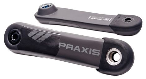 Paire de manivelles praxis carbone ec-type3 pour tq/fazua/brose/bafang