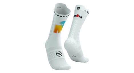 Compressport Pro Racing v4.0 Bike Ironman 2025 Weiß Sunrise Socken