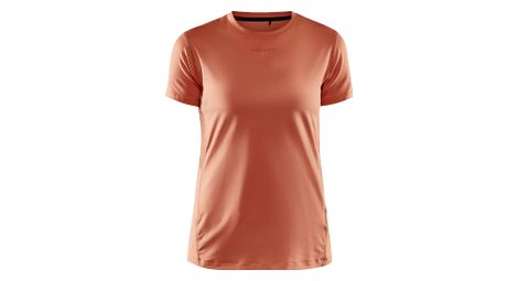 Craft adv essence brown women's short sleeve jersey