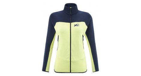 Millet fusion grid fleece damen blau