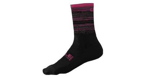 Alé q-skin scanner calcetines unisex negro/rosa