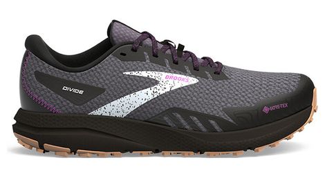 Zapatillas de trail brooks divide 4 gtx para mujer negro