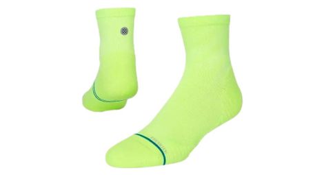 Chaussettes stance performance run light quarter jaune