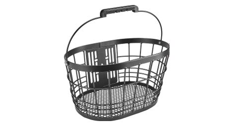 Panier avant electra maille d'acier noir