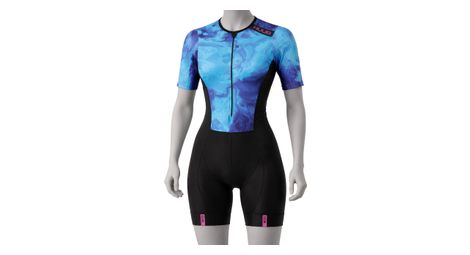 Combinaison Trifonction Huub Team Wear Bleu/Noir femme