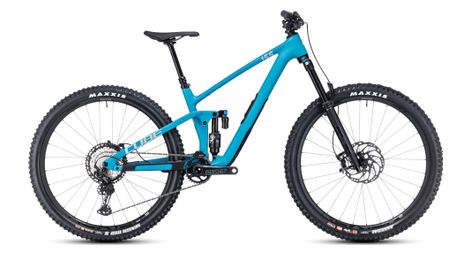 Cube stereo one55 c:62 slx mtb a sospensione completa shimano xt 12s 29'' bondi blue 2023 l / 177-186 cm