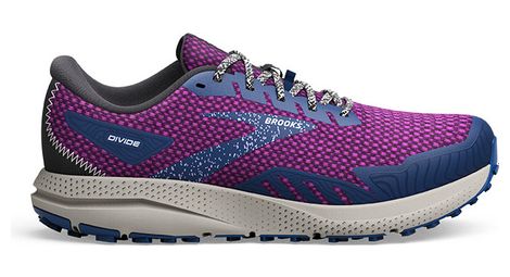 Brooks divide 4 violet blue scarpe da trail da donna 40