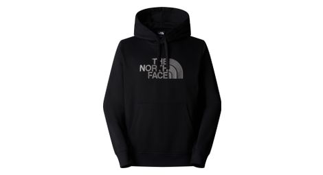 the north face drew peak hoodie black