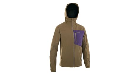 Veste softshell vtt shelter 2l marron