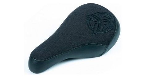 Selle federal mid stealth logo black canvas top w faux leather panels black