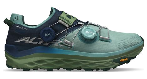 Altra mont blanc boa blue green women's trail shoe