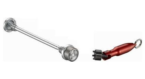 Antivol de vélo blocage rapide arrière avec clef à code