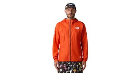 Veste imperméable the north face summit superior futurlight flora alpina orange homme