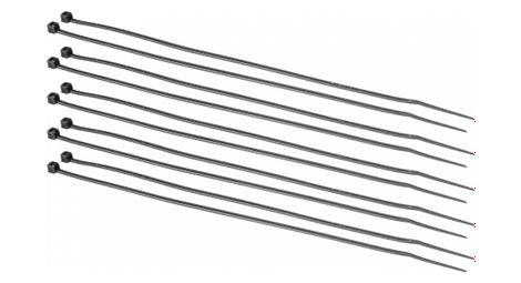 Colliers plastique neatt 203x2 5mm x10 noir