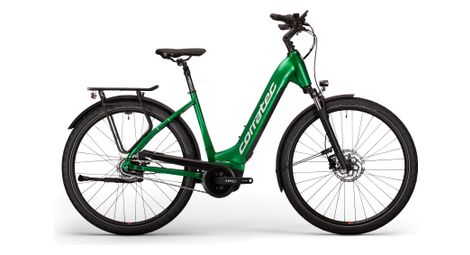 Corratec e-power trekking 28 p6 8s wave elektrische hybride fiets shimano nexus 8s 625 wh 700 mm groen 2023
